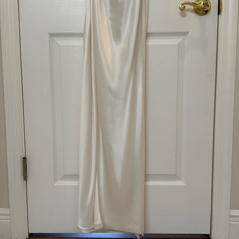 Retrofete Jagger Silk Dress in White Size Large NWT - Picture 9 of 16